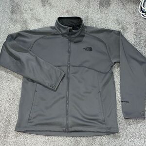 THE NORTH FACE TNF Apex Full Zipper Insert Lining Poly Jacket Grey Gray Soft M